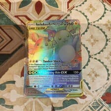 2019 Pokemon Sun and Moon Raichu and Alolan Raichu GX Unified Minds 241/236