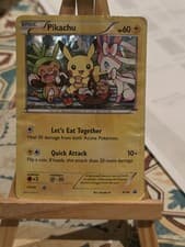Pokemon TCG Pikachu XY95 Black Star Promo Holo Poor - See Photos 