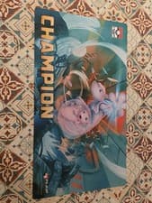 Pokemon Playmat Mew & Mewtwo League Cup Champion